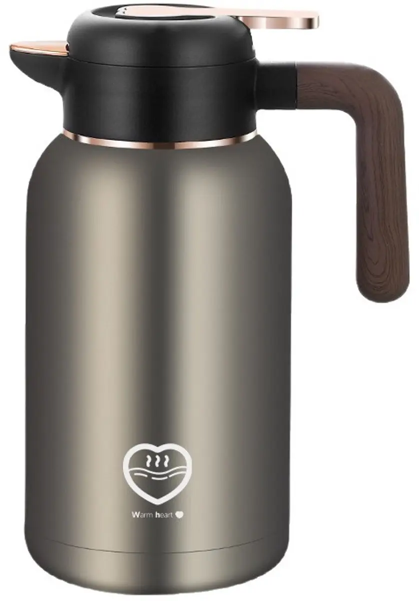 ECTEATOY RVS Thermoskan 2L