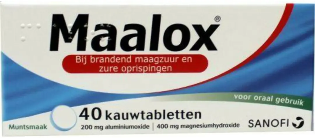 Maalox Kauwtabletten Muntsmaak