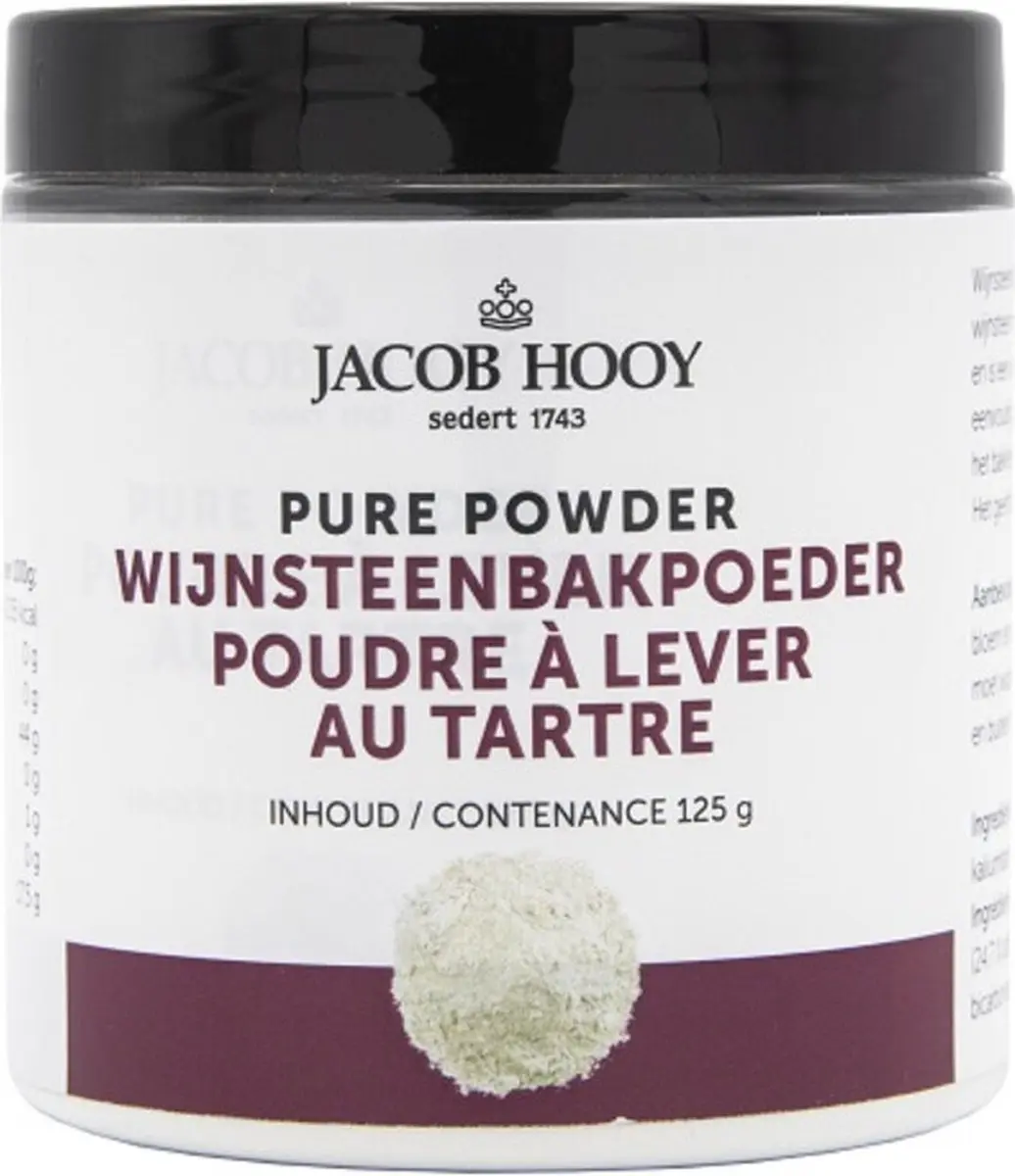 Jacob Hooy Wijnsteenbakpoeder 125g