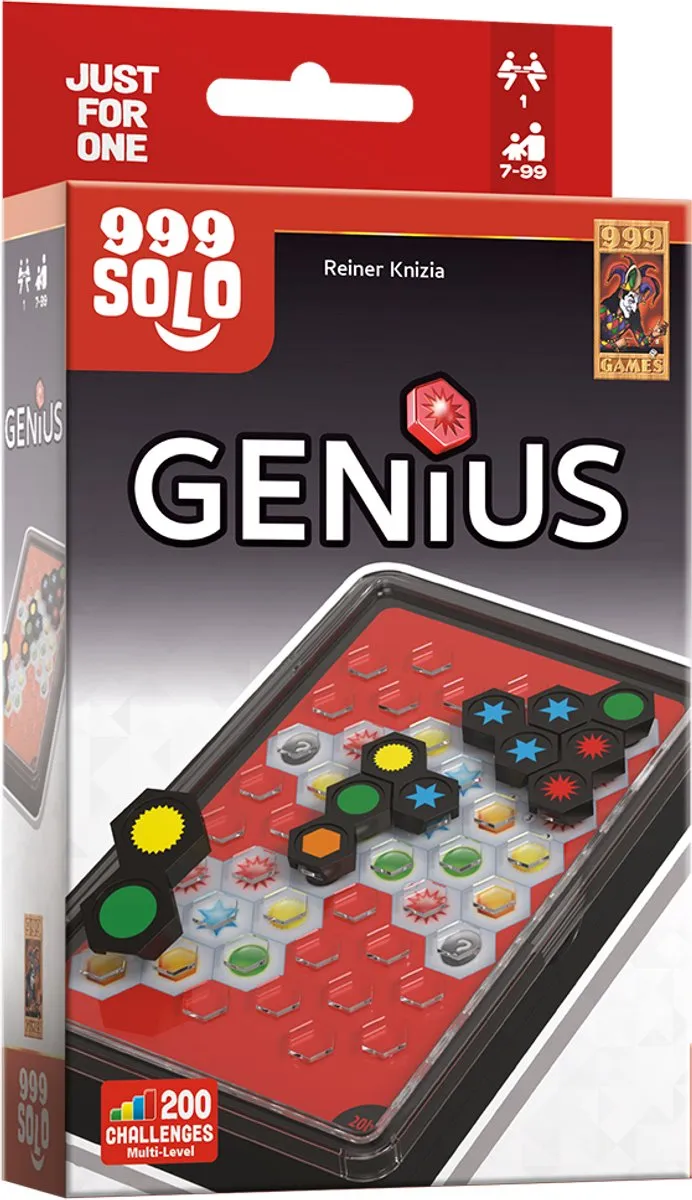999 Games Genius Solo Breinbreker Puzzelspel 999-SLL12