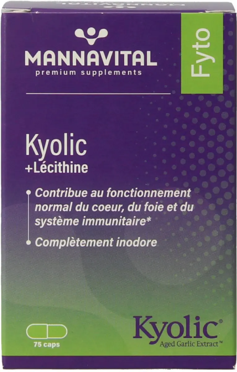 Mannavital Kyolic + Lecithine 75 Capsules