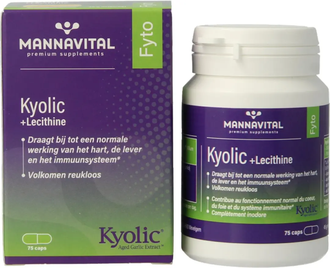 Mannavital Kyolic + Lecithine 75 Capsules