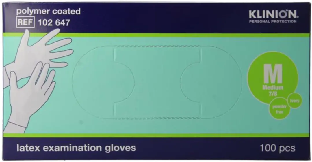 Klinion Protection Latex Handschoenen Poedervrij