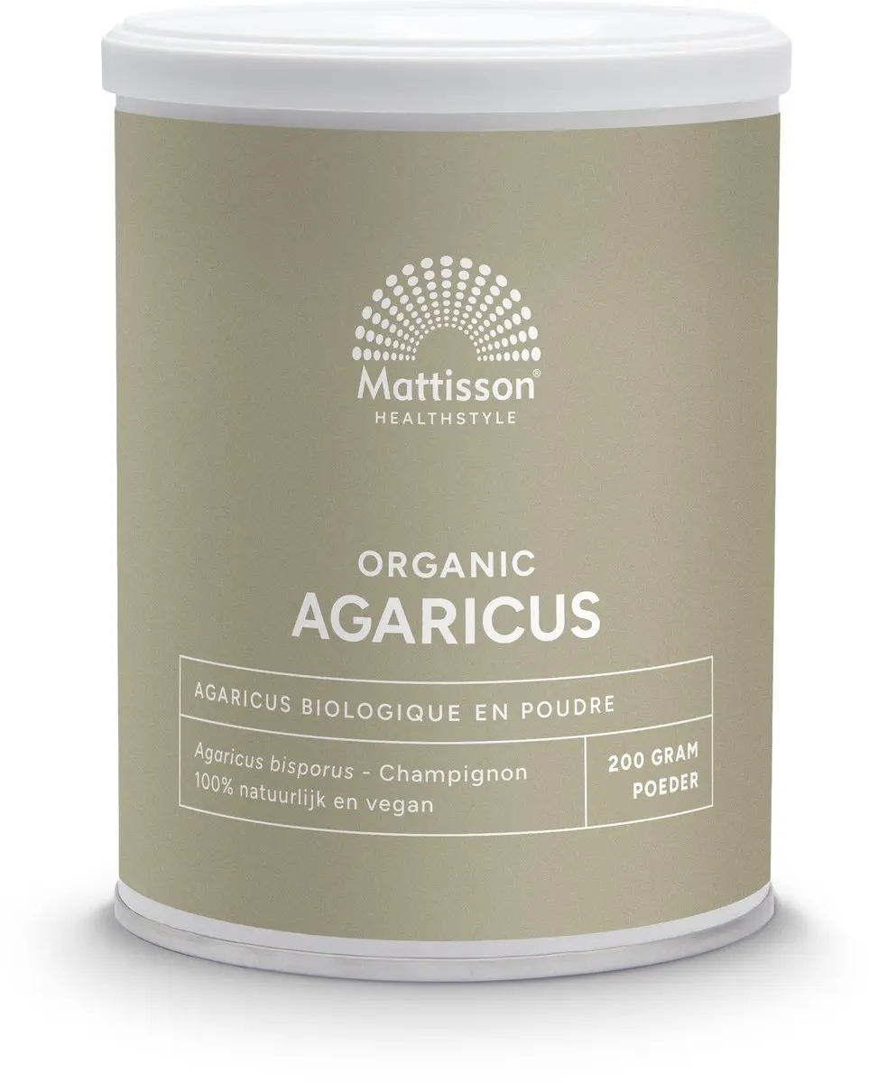 Mattisson Biologisch Agaricus Poeder 200g