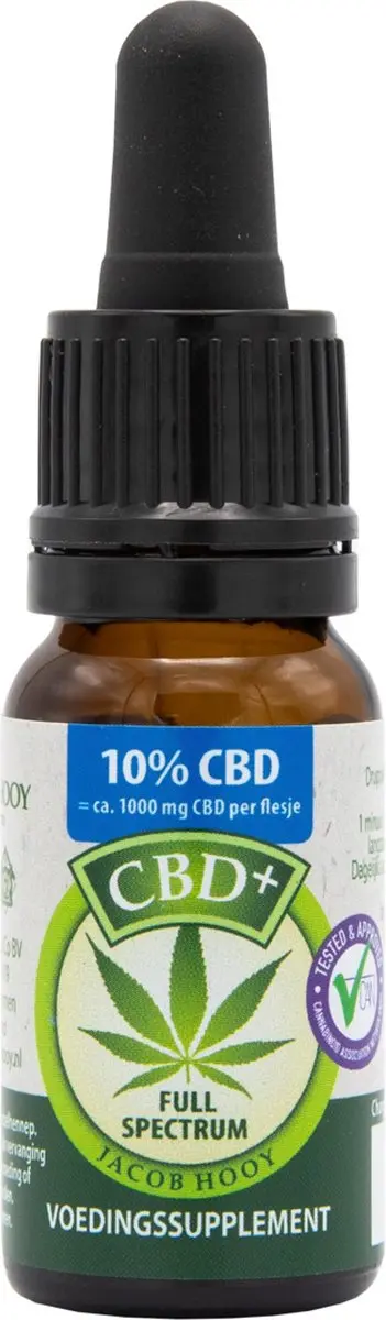 Jacob Hooy CBD Plus Olie 10% 10ml