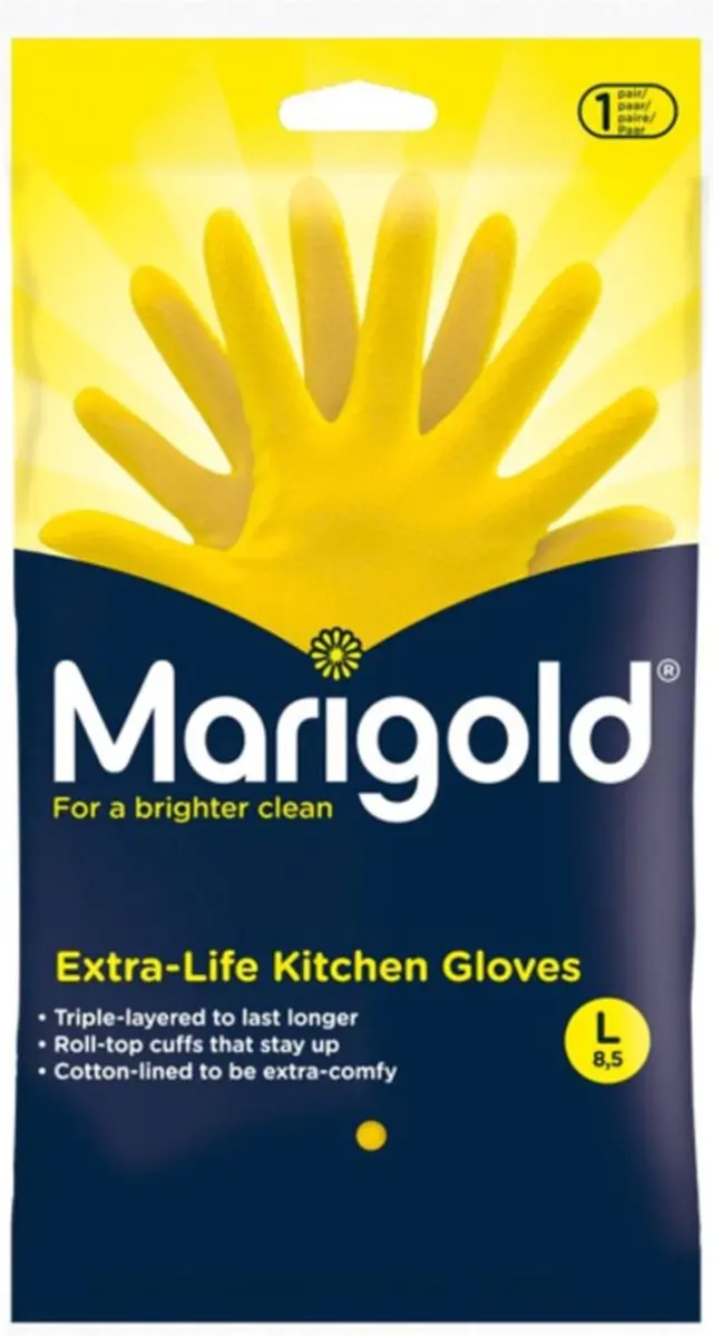 Marigold Huishandschoenen Plus Geel L