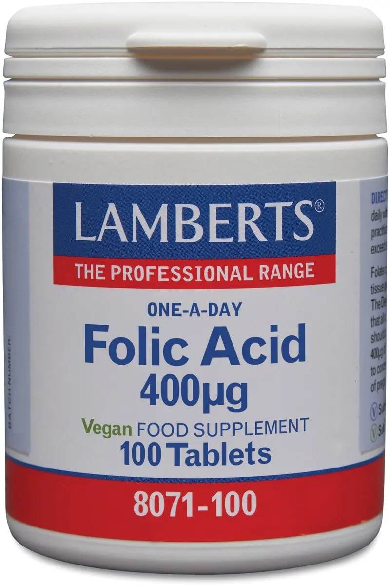 Lamberts Foliumzuur 400mcg Tabletten
