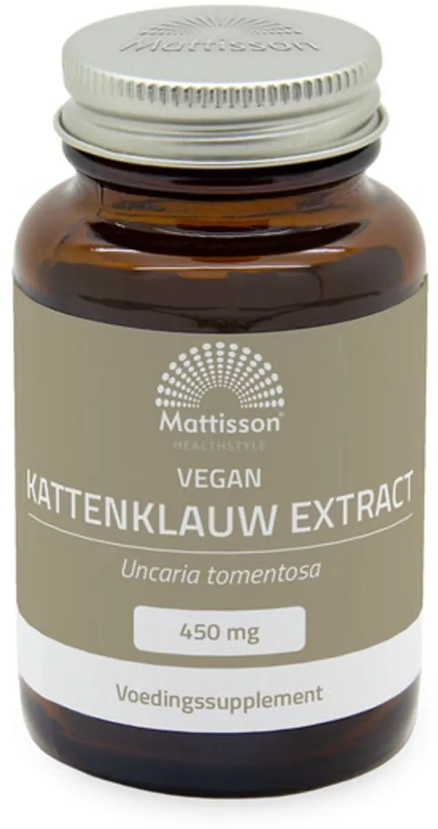 Mattisson Kattenklauw Extract 450mg - 60 Capsules