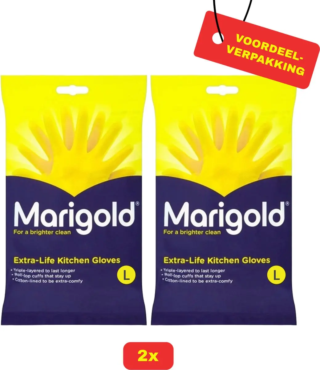 Marigold Extra Life Huishandschoenen Geel