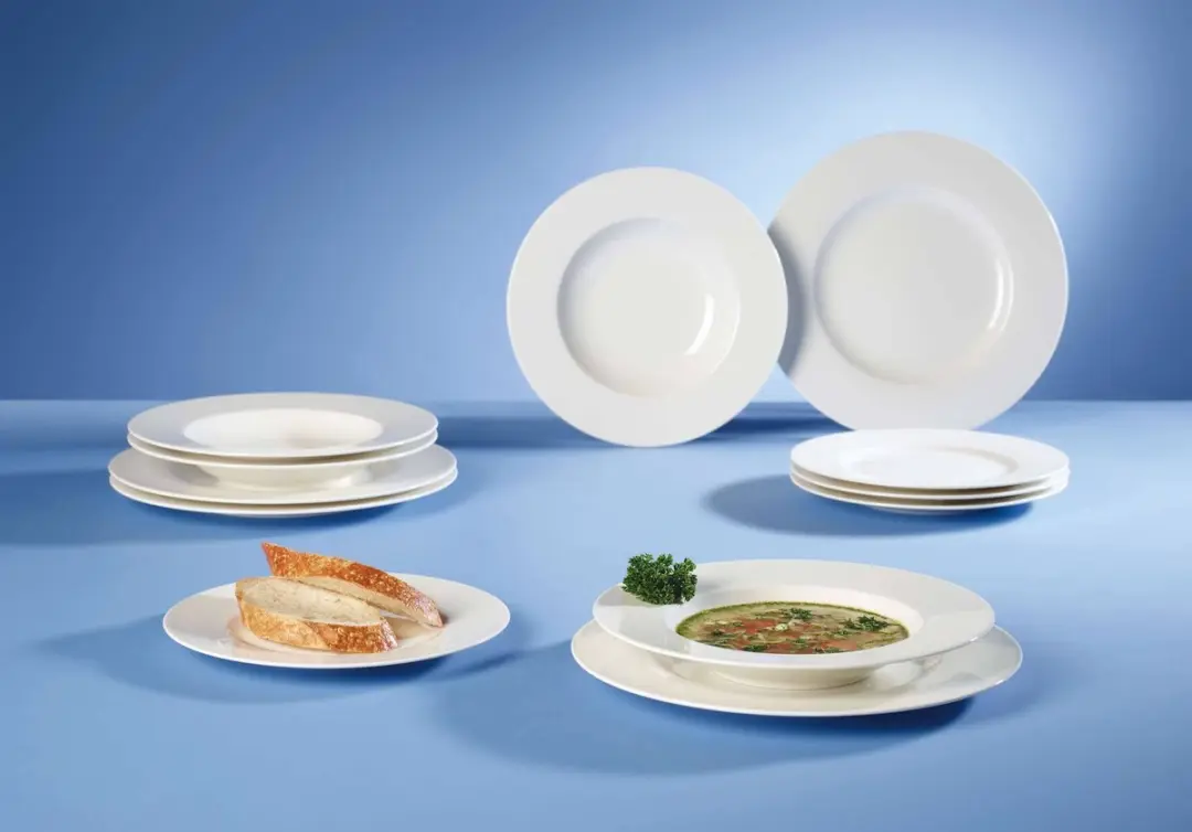Villeroy & Boch Wonderful World Teller-Set 12-delig - Wit/Gekleurd
