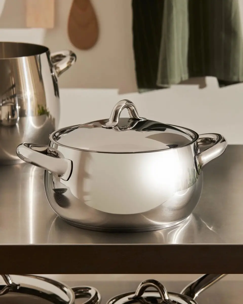 Alessi Mami Pannendeksel SG200/16 - Ø24cm - Zilver