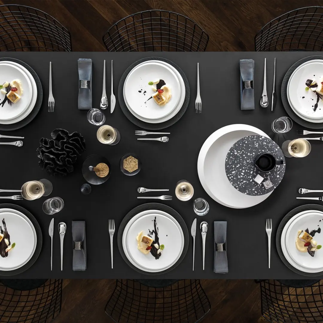 Villeroy & Boch NewMoon Tafelgabel - 218mm - 6 Stuks - Zilver - afbeelding 4 van 5