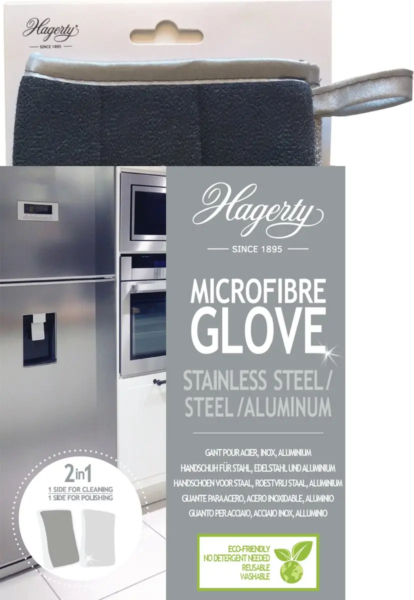 Hagerty Microfiber Handschoenen Antraciet/Grijs