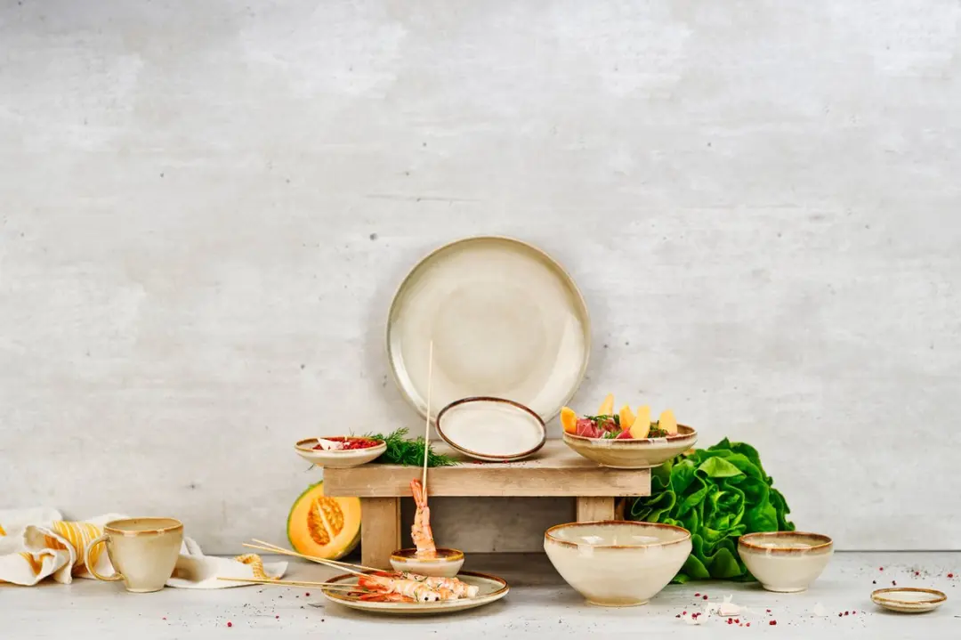 Cosy&Trendy Conico Dessertbord - Beige - Ø22.5cm
