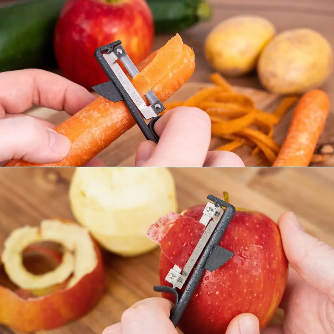 Westmark Peeler Black Edition Aardappelschiller - 2 Stuks - Antraciet