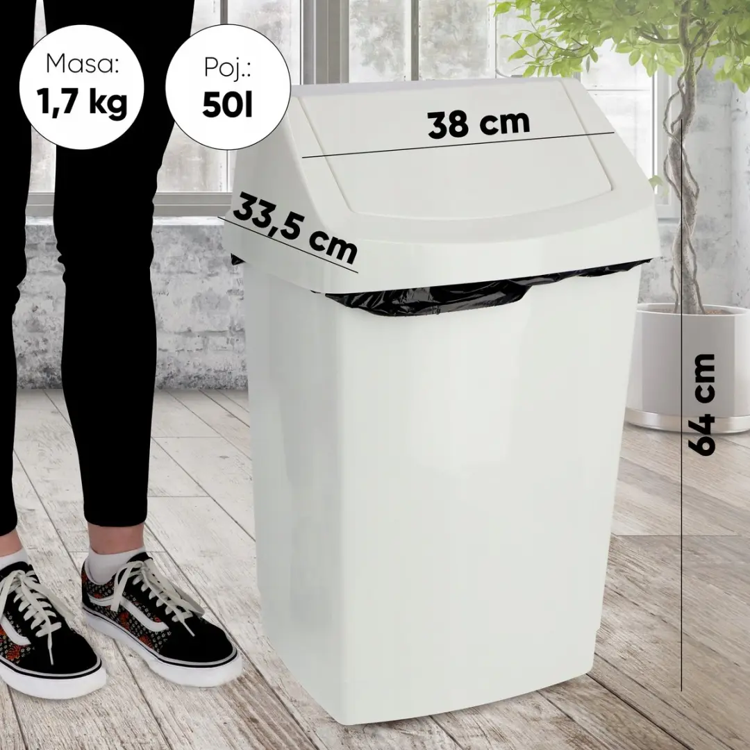 Curver Click-It Opbergbox 50L - Wit