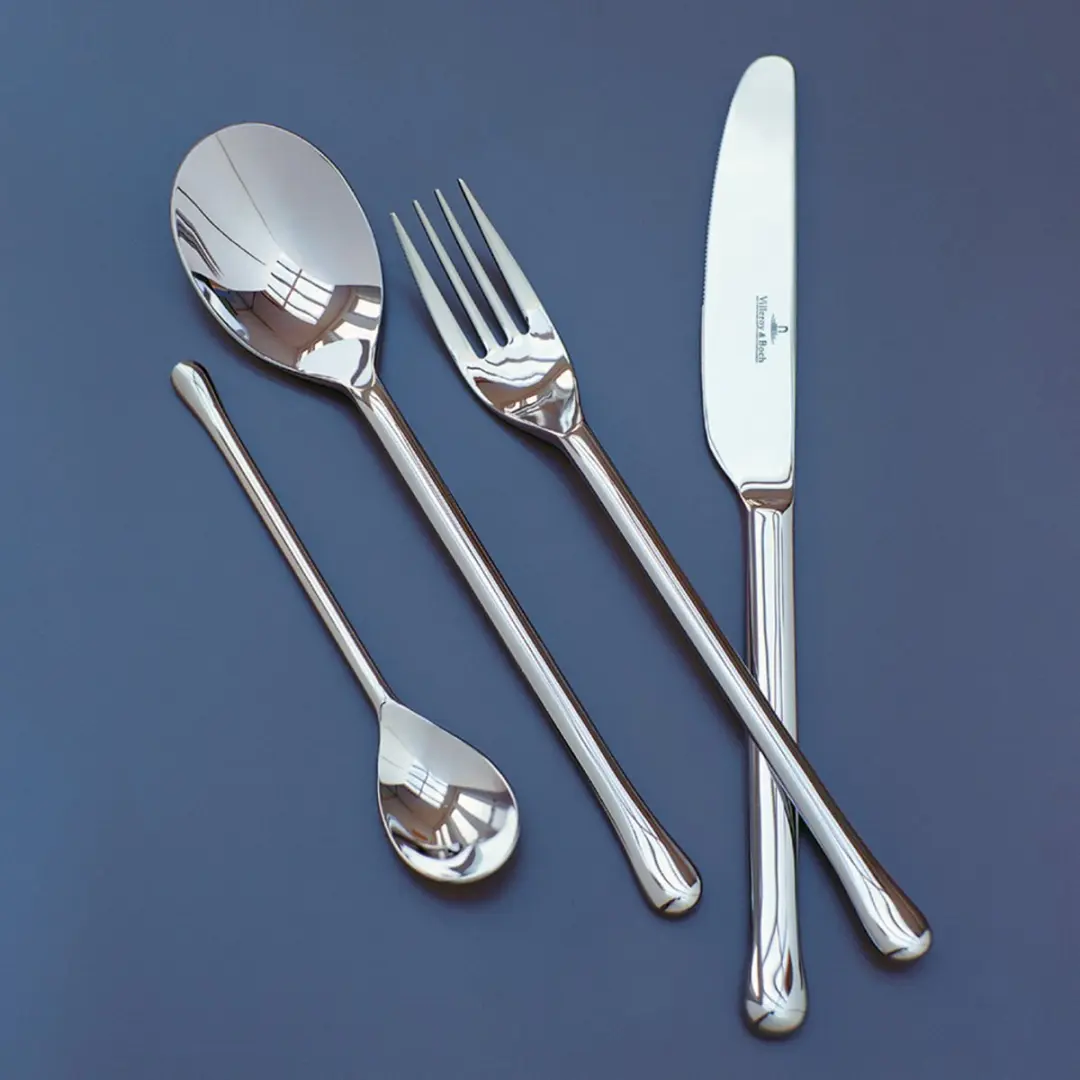 Villeroy & Boch Udine Tafelmessen - 6 Stuks - Zilver