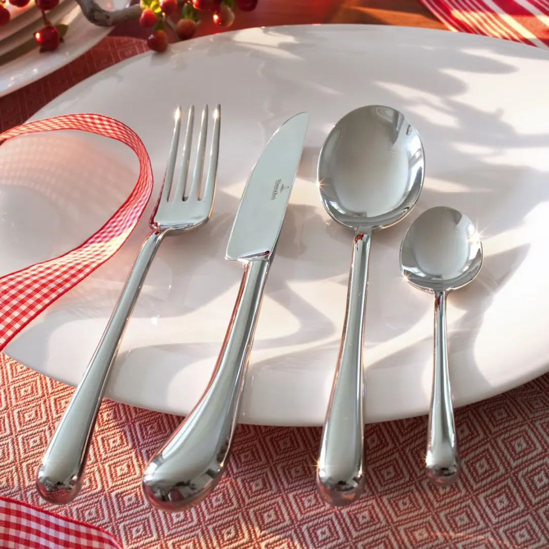 Villeroy & Boch Udine Tafelmessen - 6 Stuks - Zilver