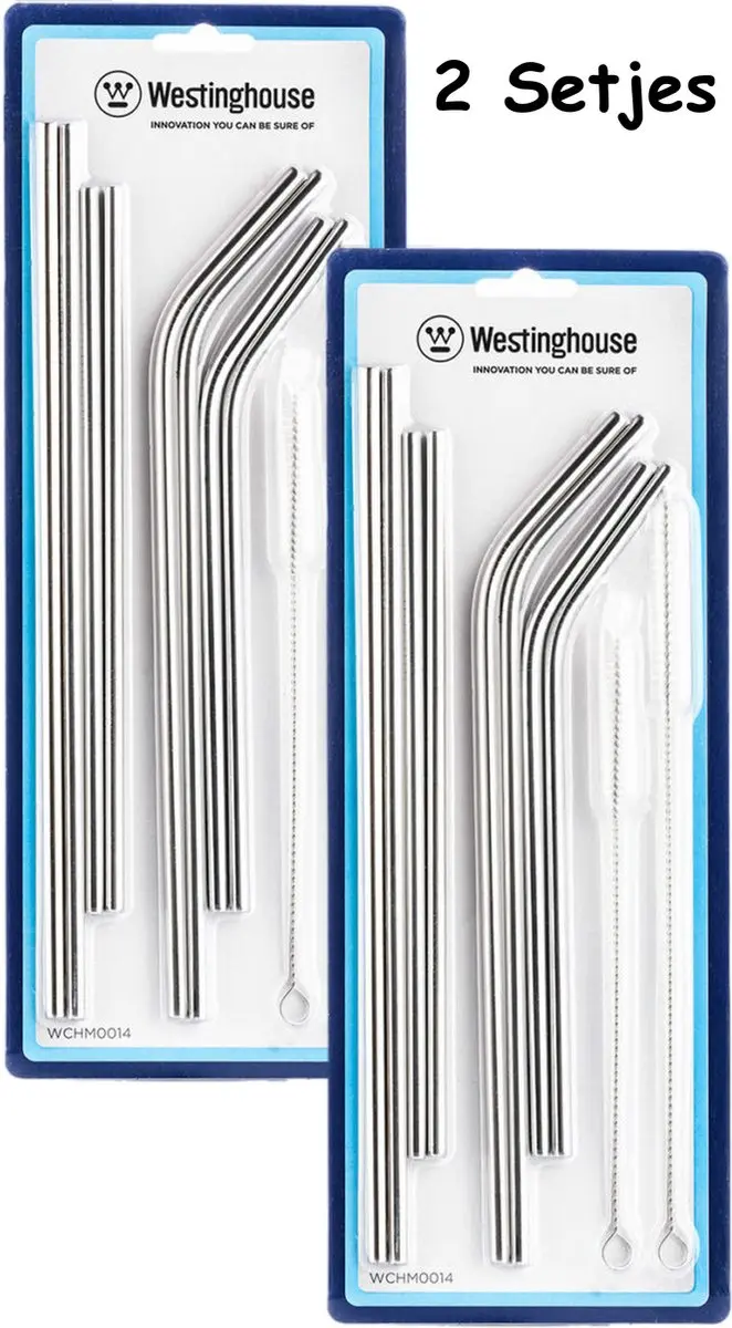 Westinghouse Herbruikbare Rietjes 16 Stuks