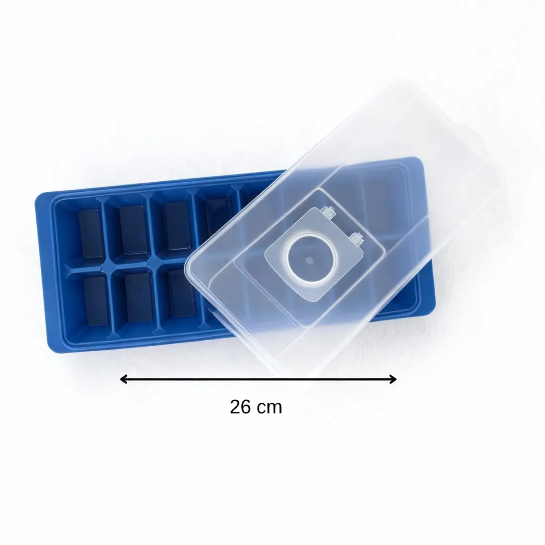 Fackelmann Bar Concept IJsblokjesvorm 16 Stuks - Blauw/Transparant