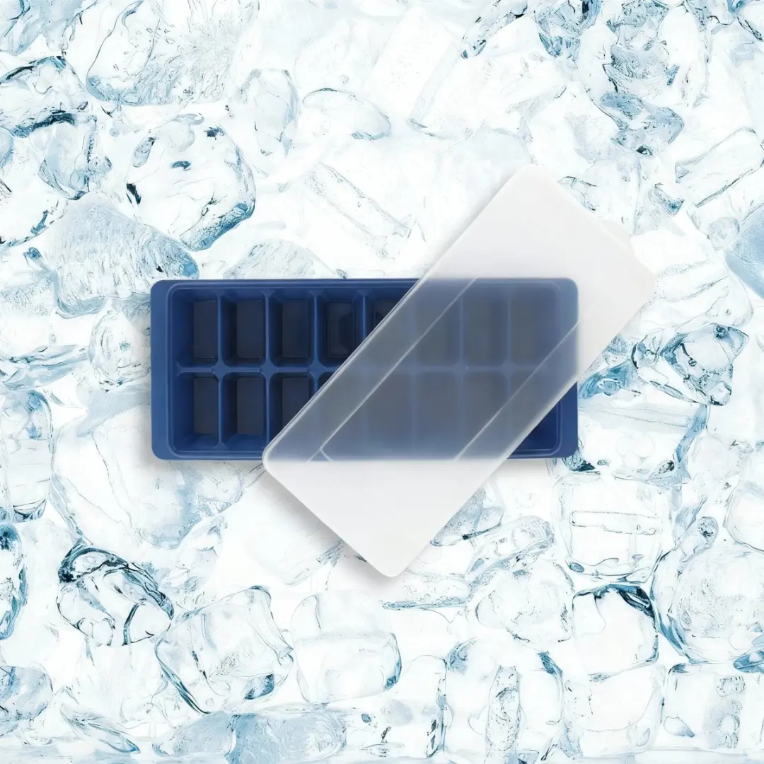 Fackelmann Bar Concept IJsblokjesvorm 16 Stuks - Blauw/Transparant