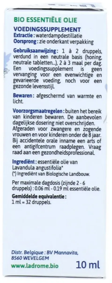 Ladrôme Essentiële Olie Lavendel 10ml