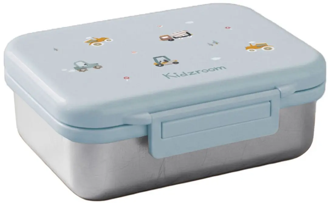 Kidzroom Little Story Broodtrommel 1,8L - Blauw - afbeelding 6 van 6