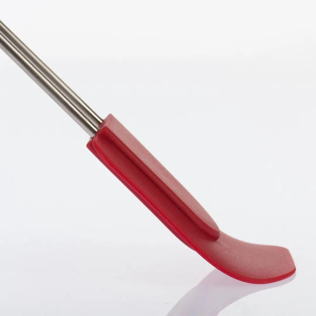Westmark Siliconen Kook- en Deegspatels 22,5/28,5cm - 2 Stuks - Rood/Zilver