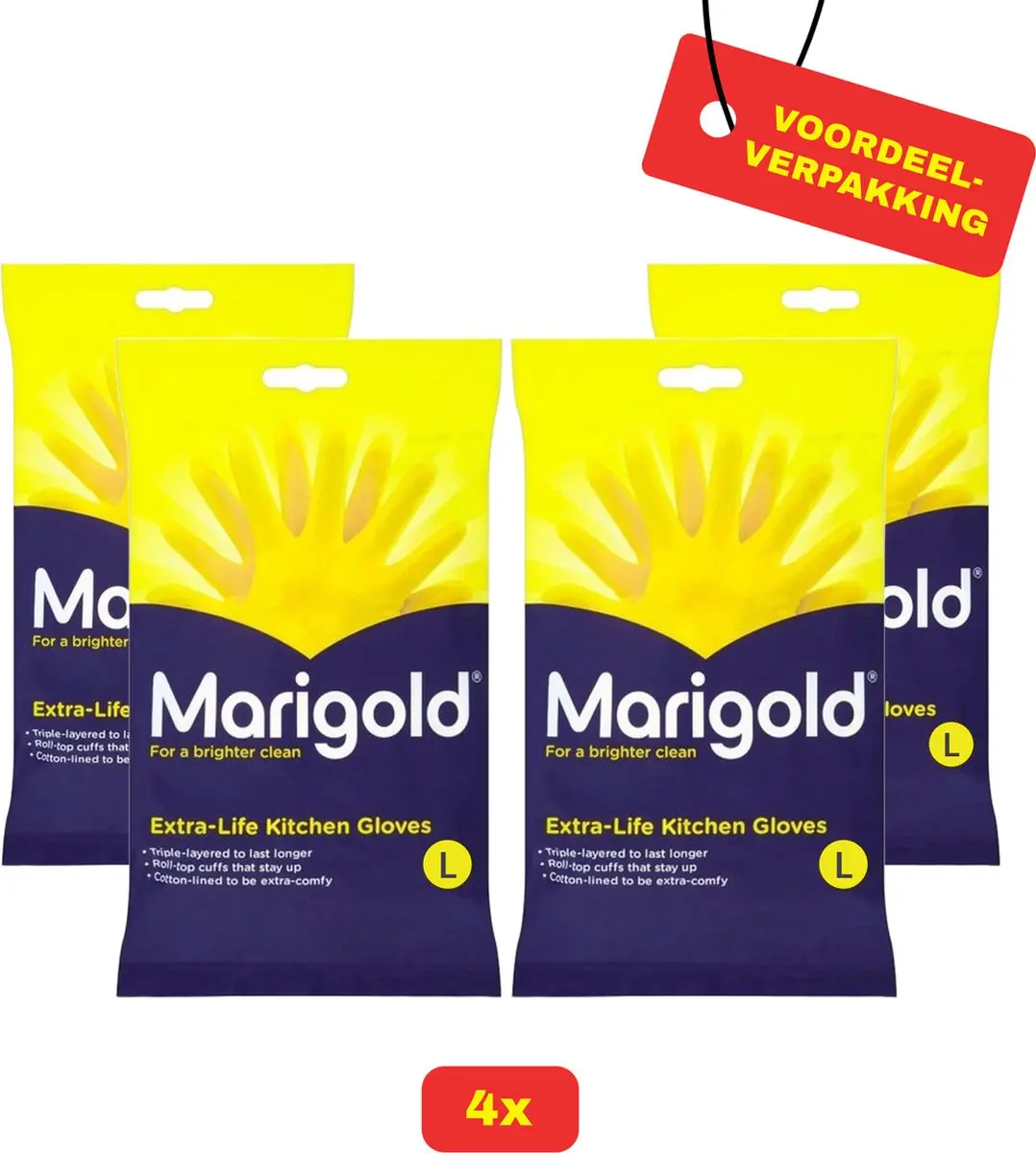 Marigold Extra-Life Huishandschoenen Geel