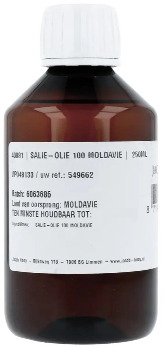 Jacob Hooy Salie Olie 250ml