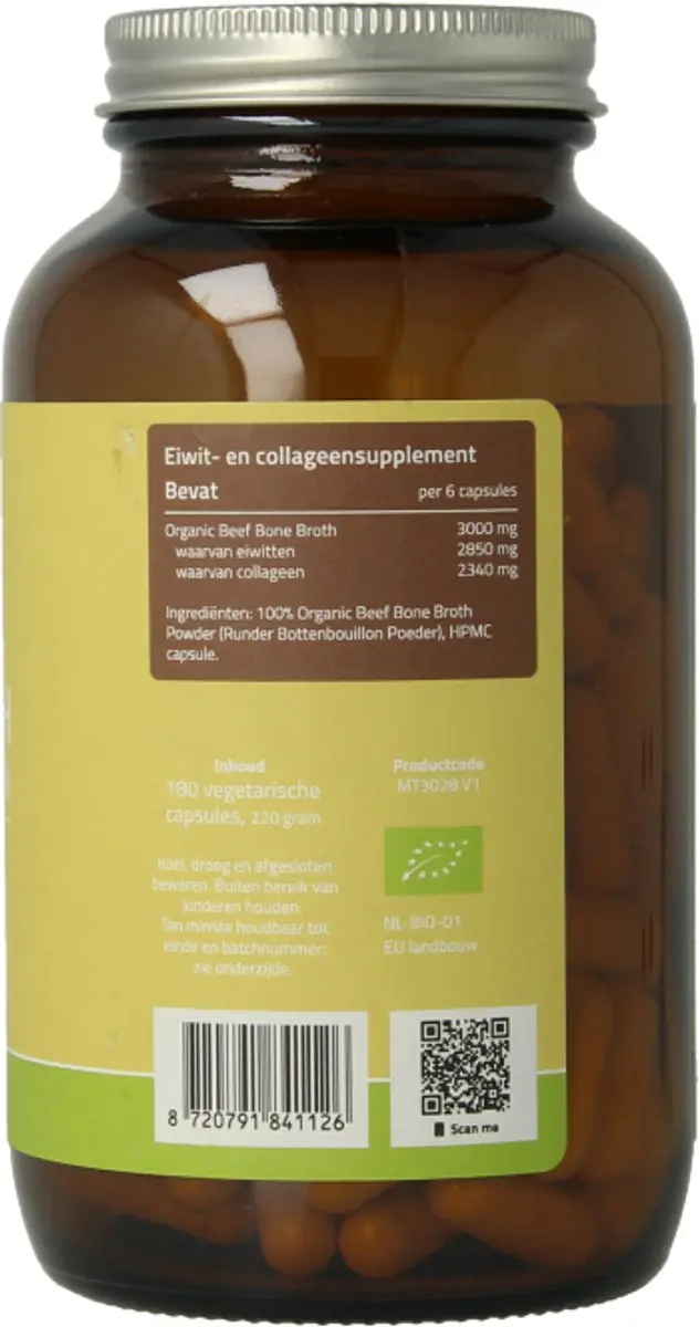 Mattisson Biologische Bone Broth 180 Capsules