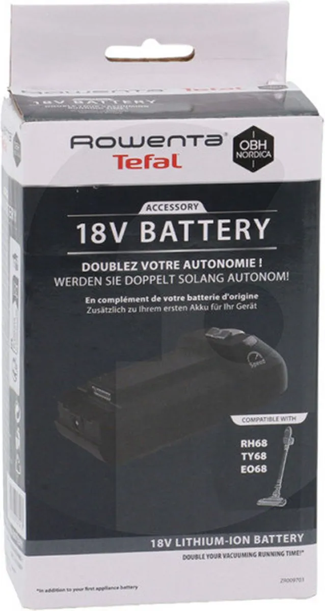 Rowenta X-Pert 6.60 Accu ZR009703 - Zwart