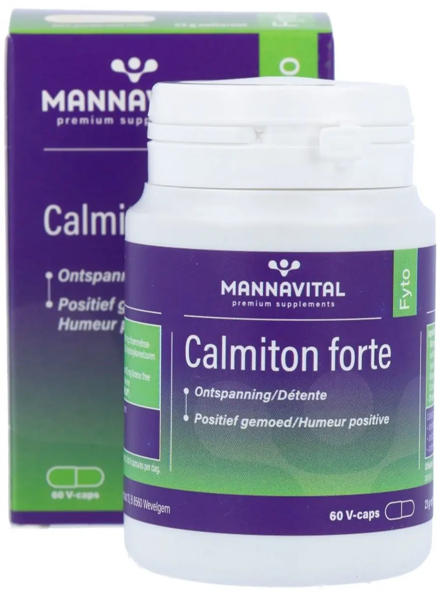 Mannavital Calmiton 60 Vegetarische Capsules