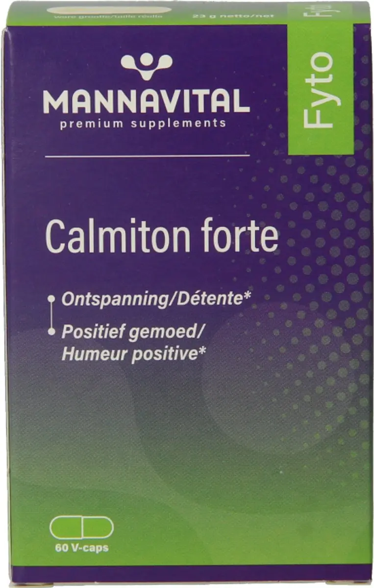Mannavital Calmiton 60 Vegetarische Capsules