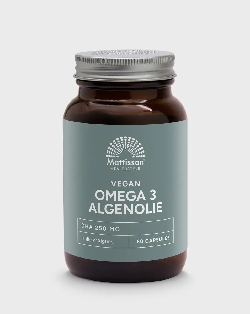 Mattisson Vegan Algenolie Omega 3 DHA 260mg