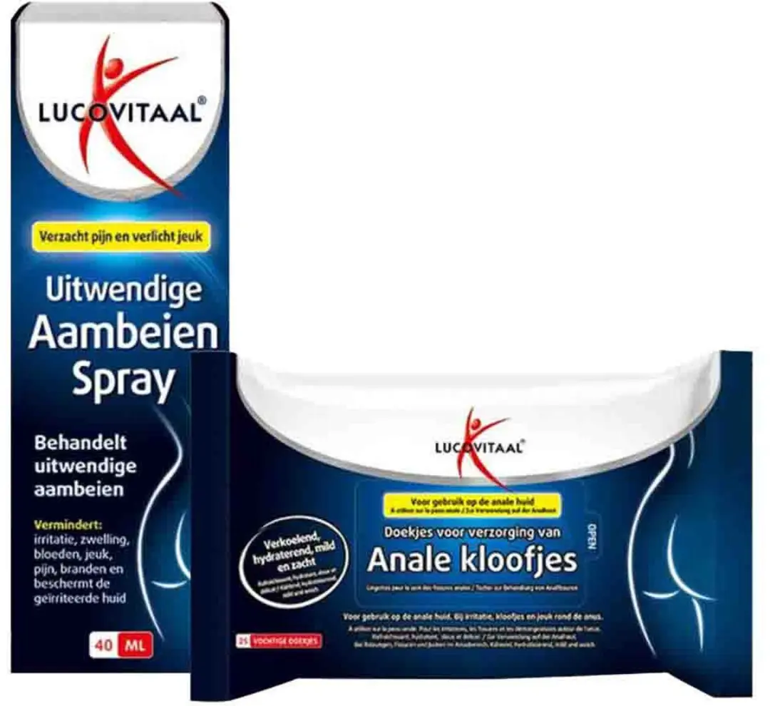 Lucovitaal Aambeien Spray & Verzorgingsdoekjes