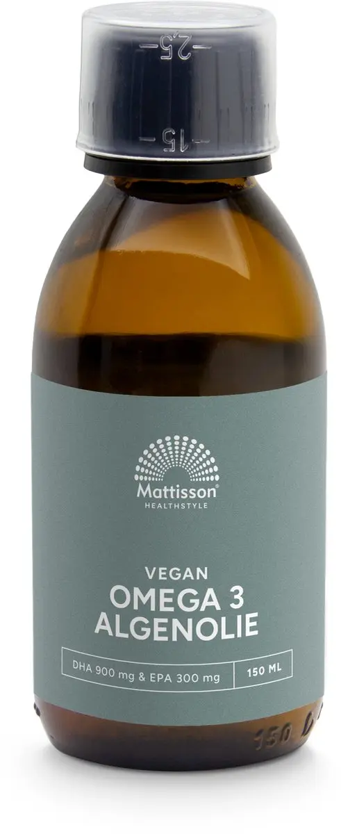 Mattisson Vegan Algenolie Omega 3 1200mg - 150ml