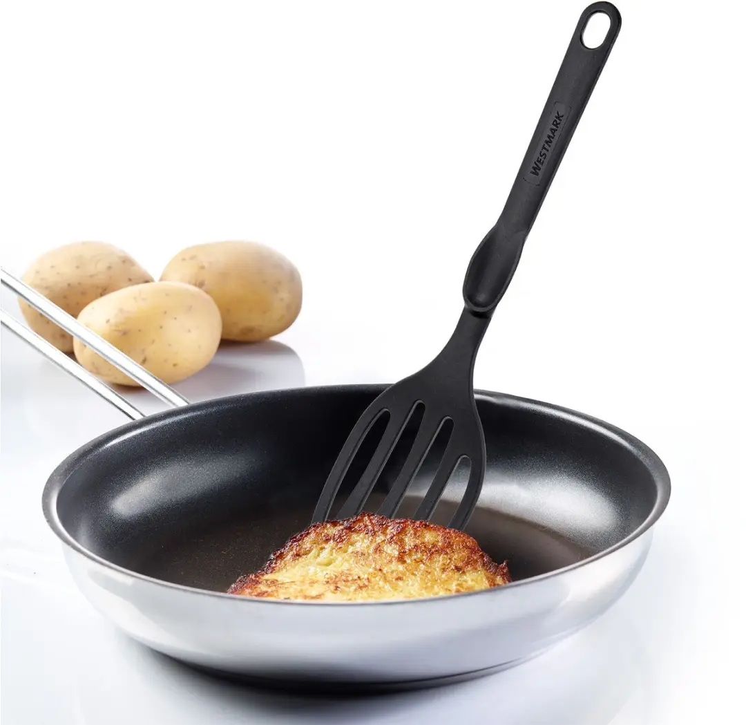 Westmark Flonal Plus Spatels 28cm - Hittebestendig 270°C - Zwart