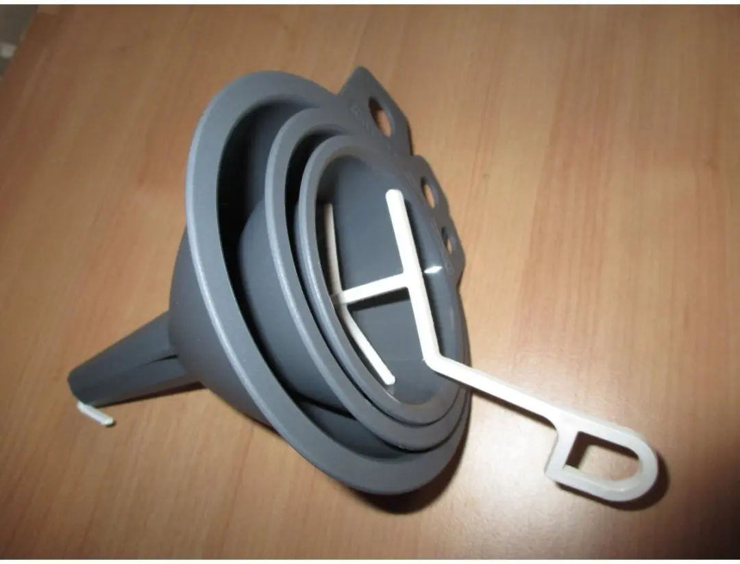 Fackelmann Trechters Set 3 Stuks - 8/9/11cm Grijs