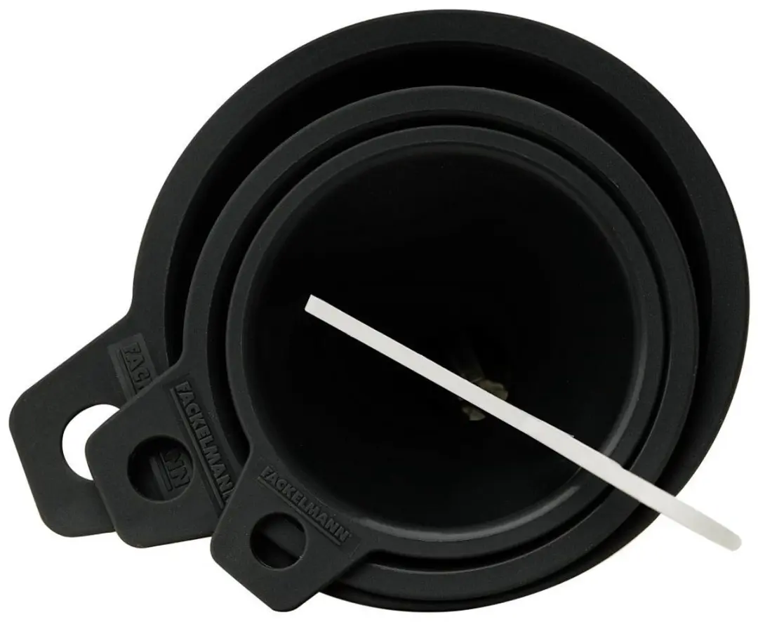 Fackelmann Trechters Set 3 Stuks - 8/9/11cm Grijs