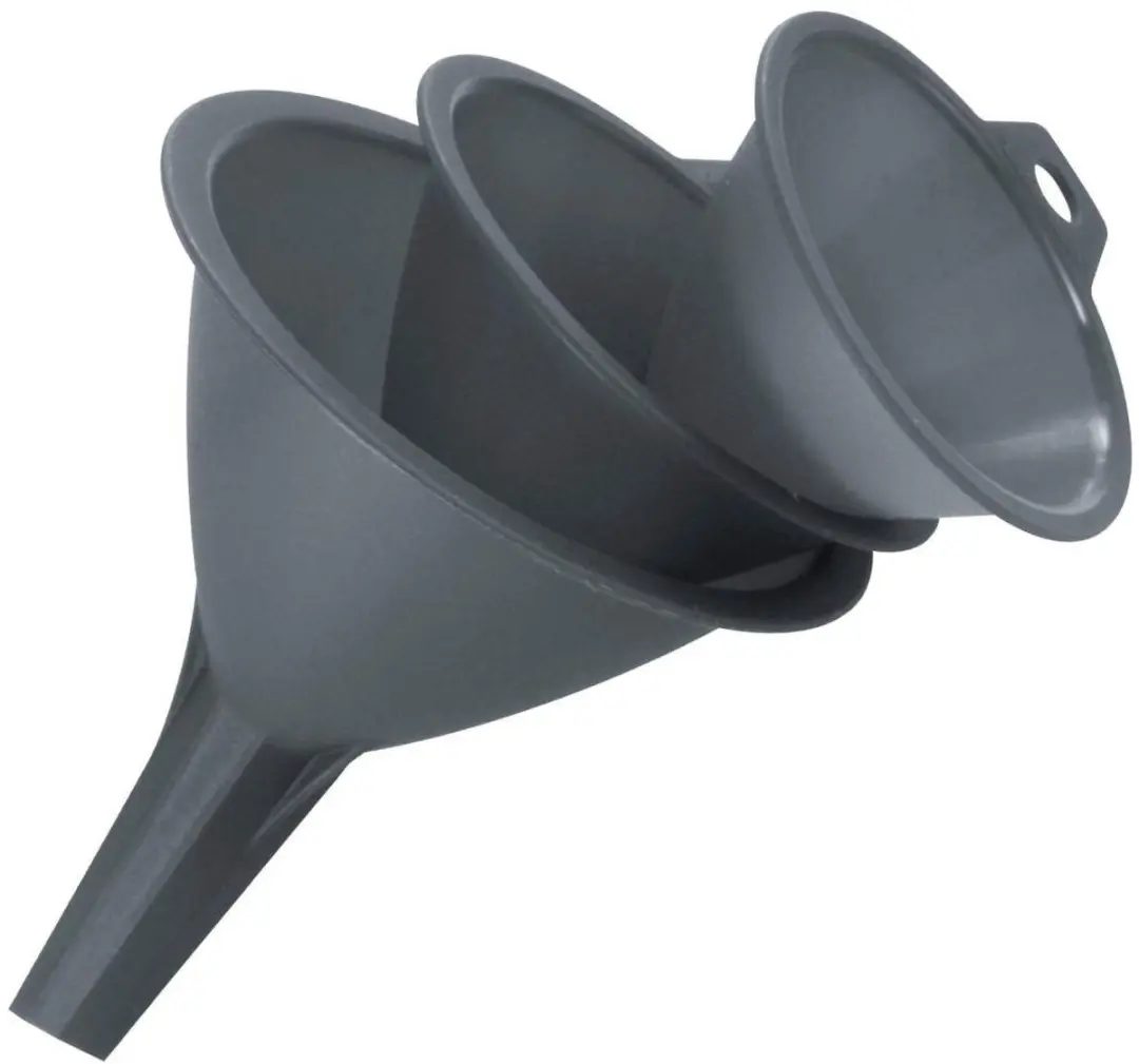 Fackelmann Trechters Set 3 Stuks - 8/9/11cm Grijs - afbeelding 6 van 6