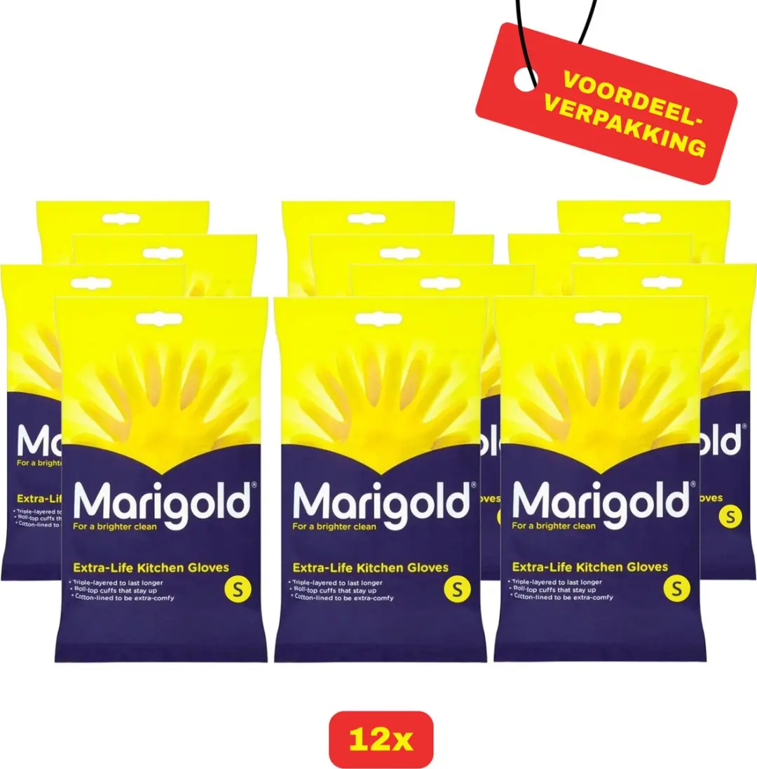 Marigold Huishandschoenen Extra Life Geel
