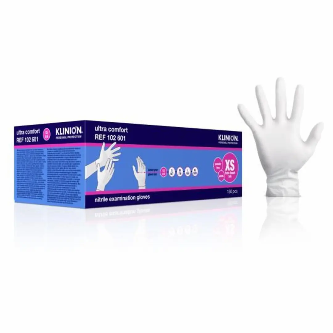Klinion Nitril Handschoenen Blauw S - 150 Stuks