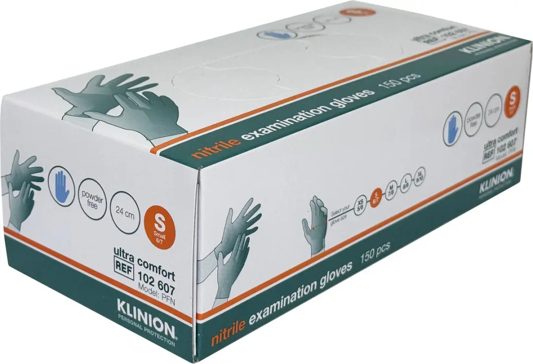 Klinion Nitril Handschoenen Blauw S
