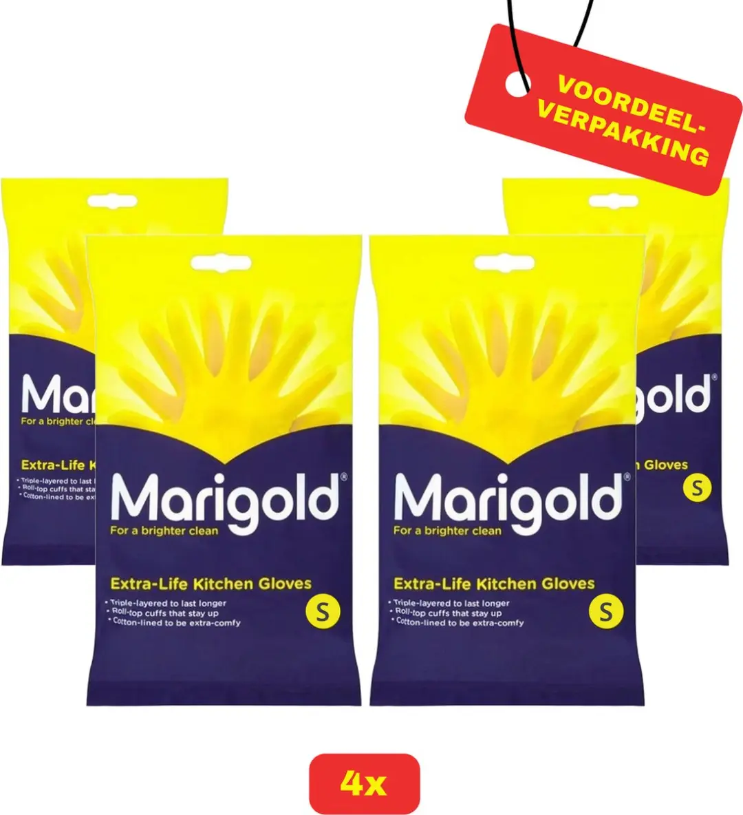 Marigold Extra Life Huishandschoenen Geel