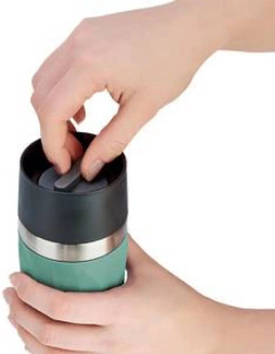 Emsa N2160300 Travel Mug Compact 0.3L - Groen - afbeelding 2 van 6