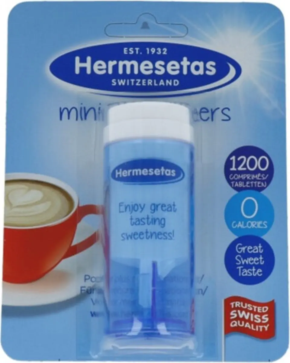 Hermesetas Zoetstof Blauw 1200 Stuks