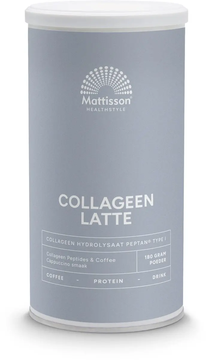 Mattisson Collageen Latte Peptan Type I - Cappuccino 180g
