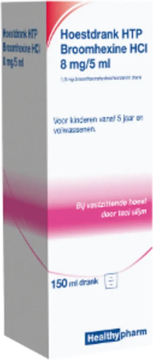 Healthypharm Hoestdrank Volwassen 8mg/5ml