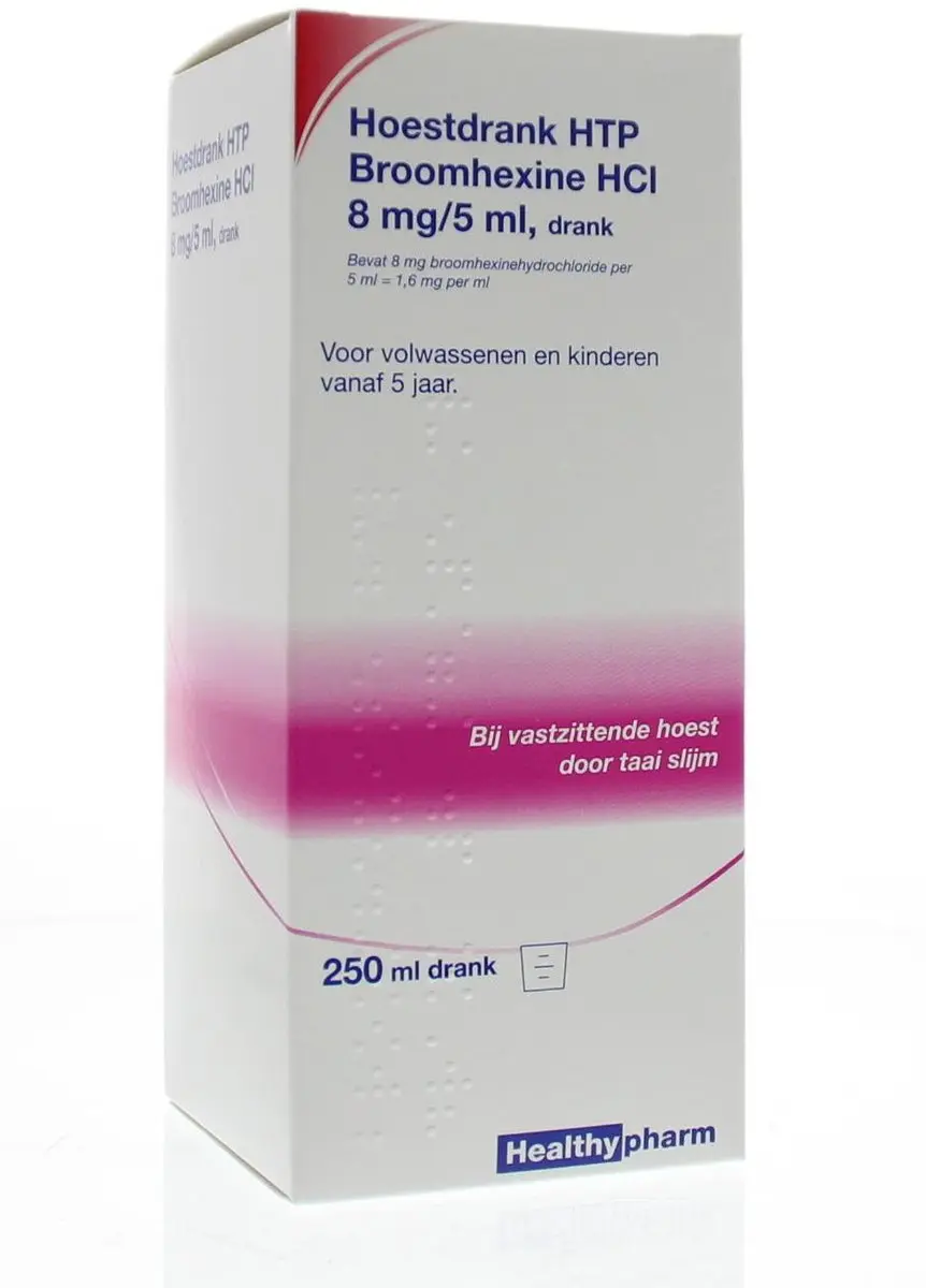 Healthypharm Hoestdrank Volwassen 8mg/5ml - 250ml